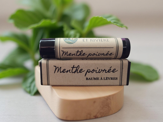 Baume à Lèvres Menthe Poivrée • 4.5 g • Fabriqué au Québec