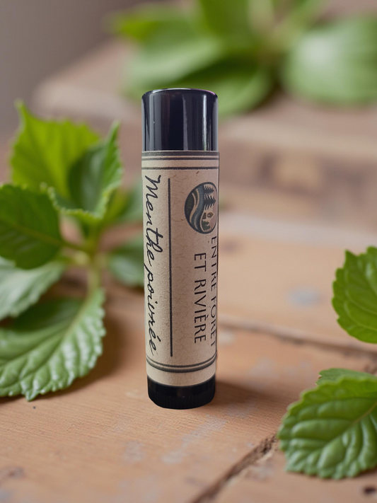 Baume à Lèvres Menthe Poivrée • 4.5 g • Fabriqué au Québec
